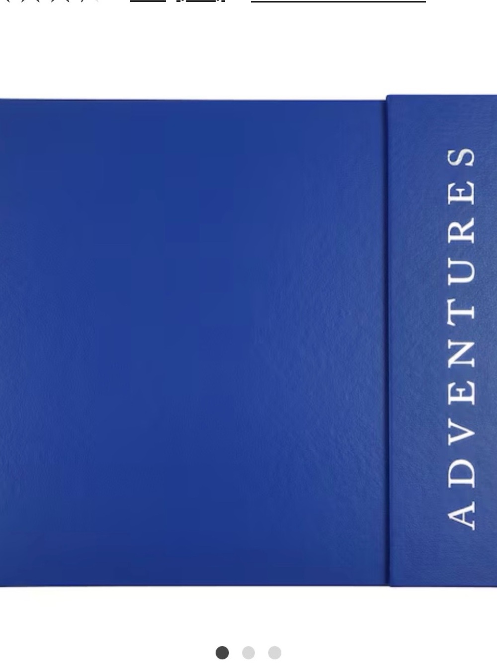 Navy Blue Adventures Flip Scrapbook by Recollections New